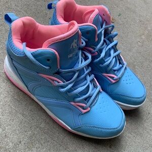 And1 Pony Blue and Pink High-Top Sneakers-Like New